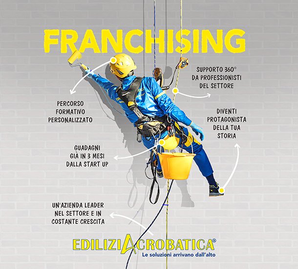 5 motivi per scegliere di aprire il franchising di EdiliziAcrobatica