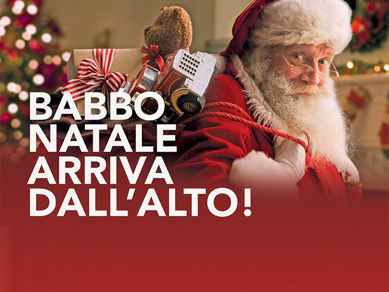 ARRIVA IL BABBO NATALE ACROBATICO