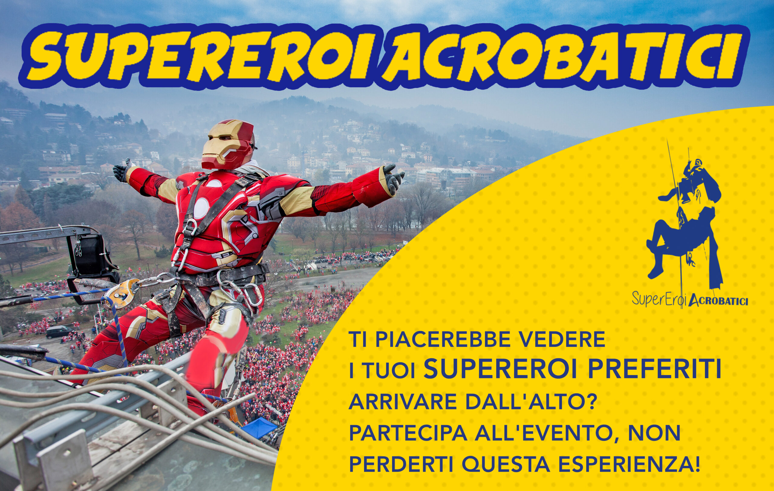 VUOI CHE I SUPEREROI ACROBATICI ARRIVINO ANCHE A BOLOGNA?