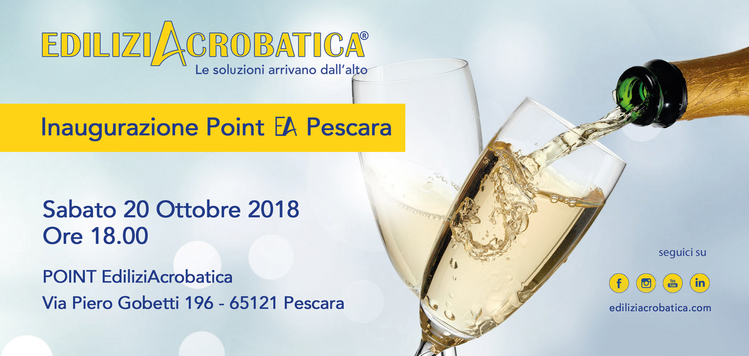 INAUGURAZIONE POINT PESCARA: 20 OTTOBRE