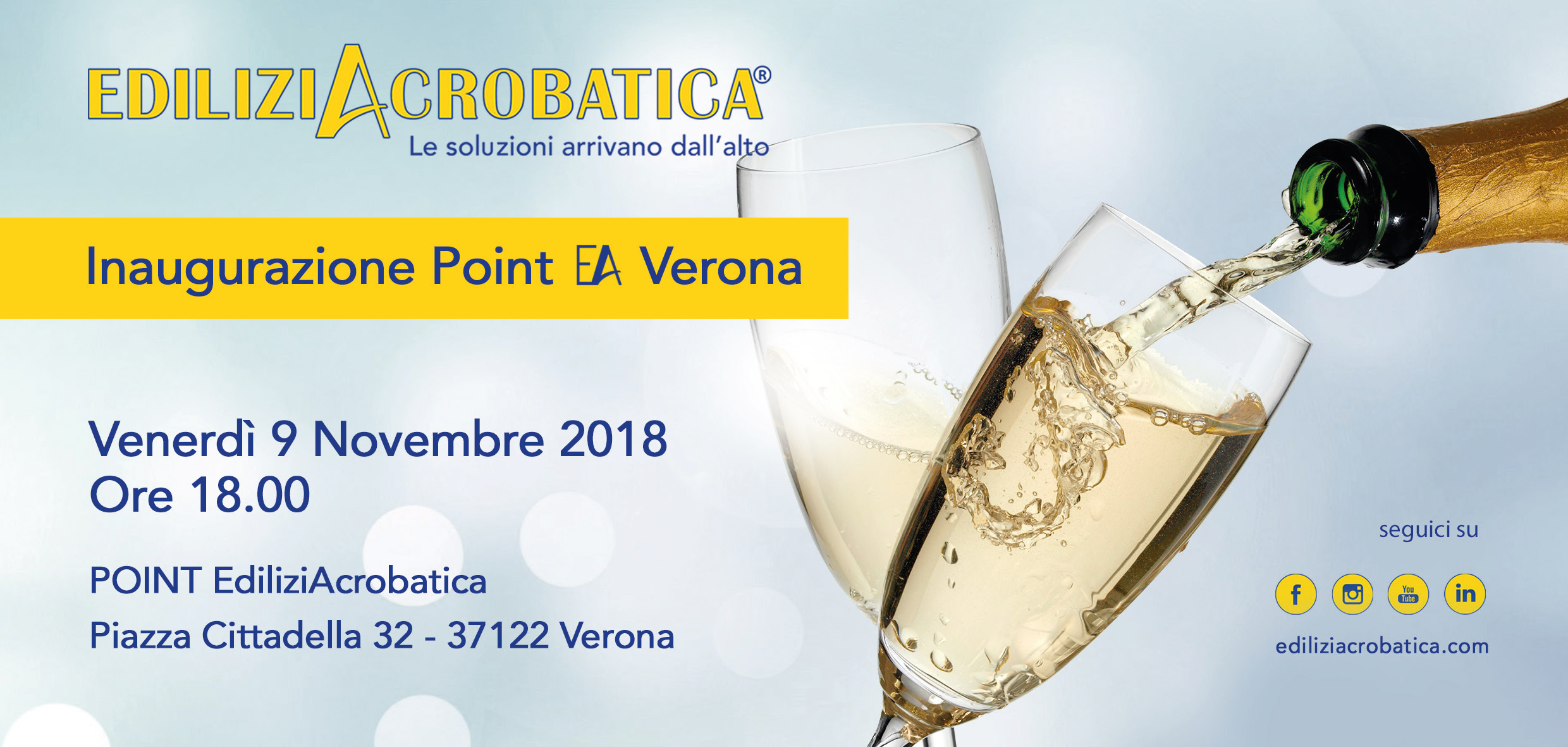 INAUGURAZIONE POINT VERONA: 9 NOVEMBRE