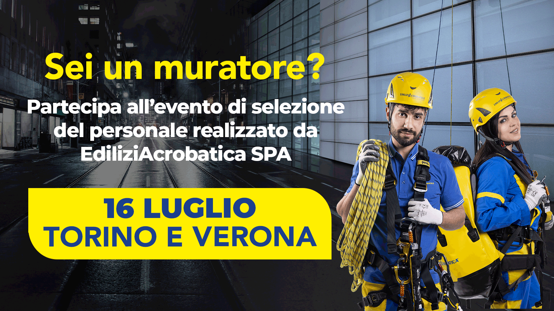 Continuano le nostre giornate di selezione in giro per l’Italia!