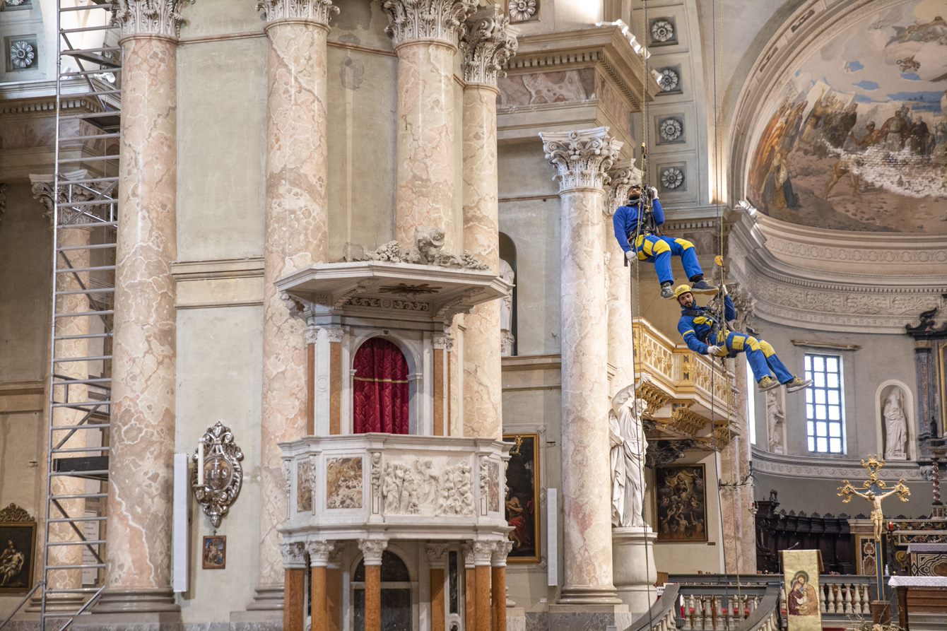 L'intervento al Duomo di Casalmaggiore di EdiliziAcrobatica
