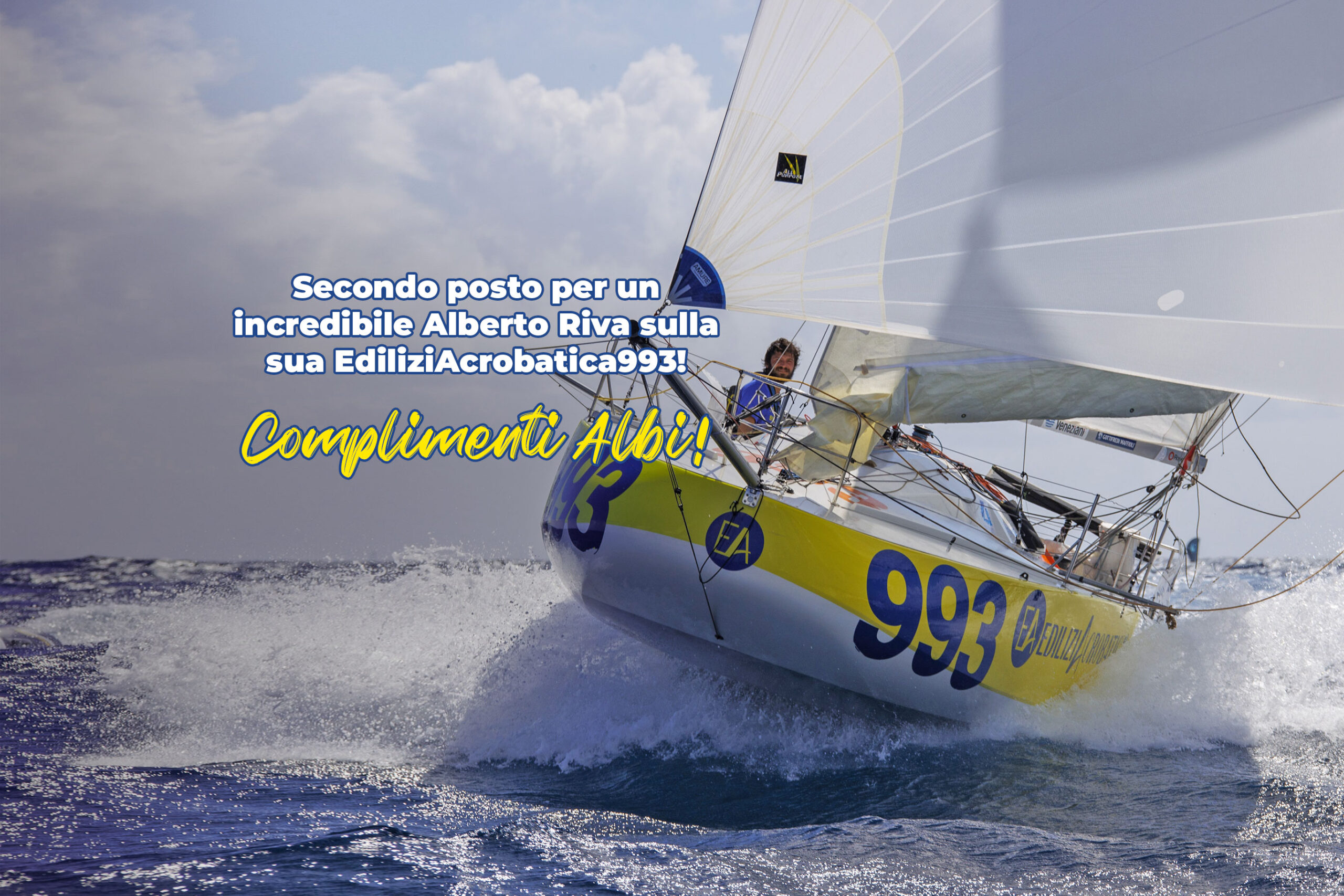 Alberto Riva arriva 2° alla Minitransat!