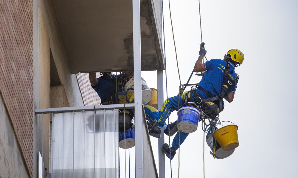 Ripristino totale facciata a Poggibonsi.